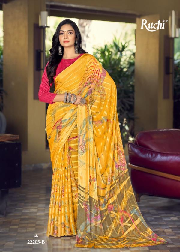 Ruchi Vartika Silk 2nd Casual Wear Satin Silk Saree Collection